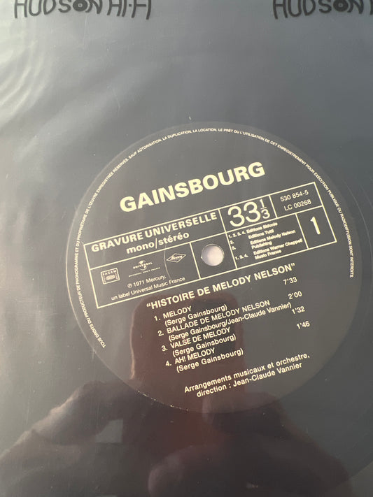 SERGE GAINSBOROUGH - historie de melody nelson