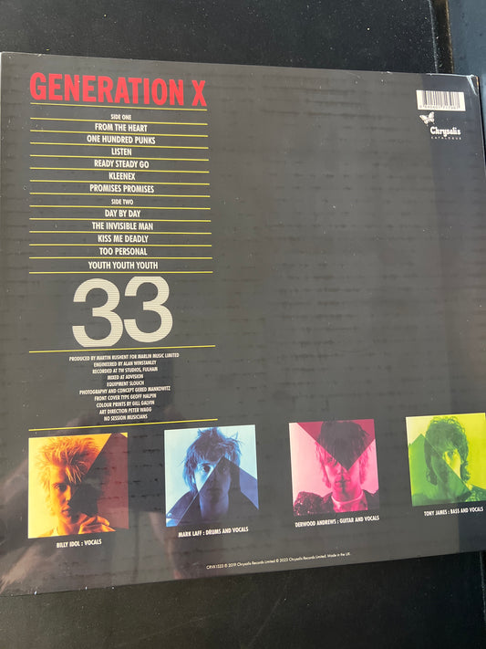 GENERATION X  - generation X