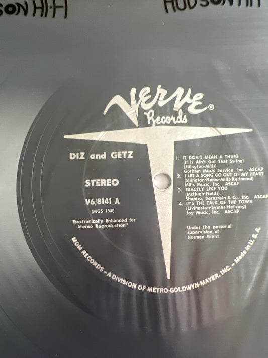 DIZZY GILLESPIE / STAN GETZ - Diz and Getz