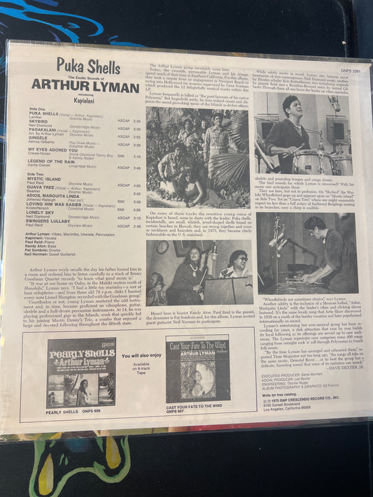 ARTHUR LYMAN - Puka Shells
