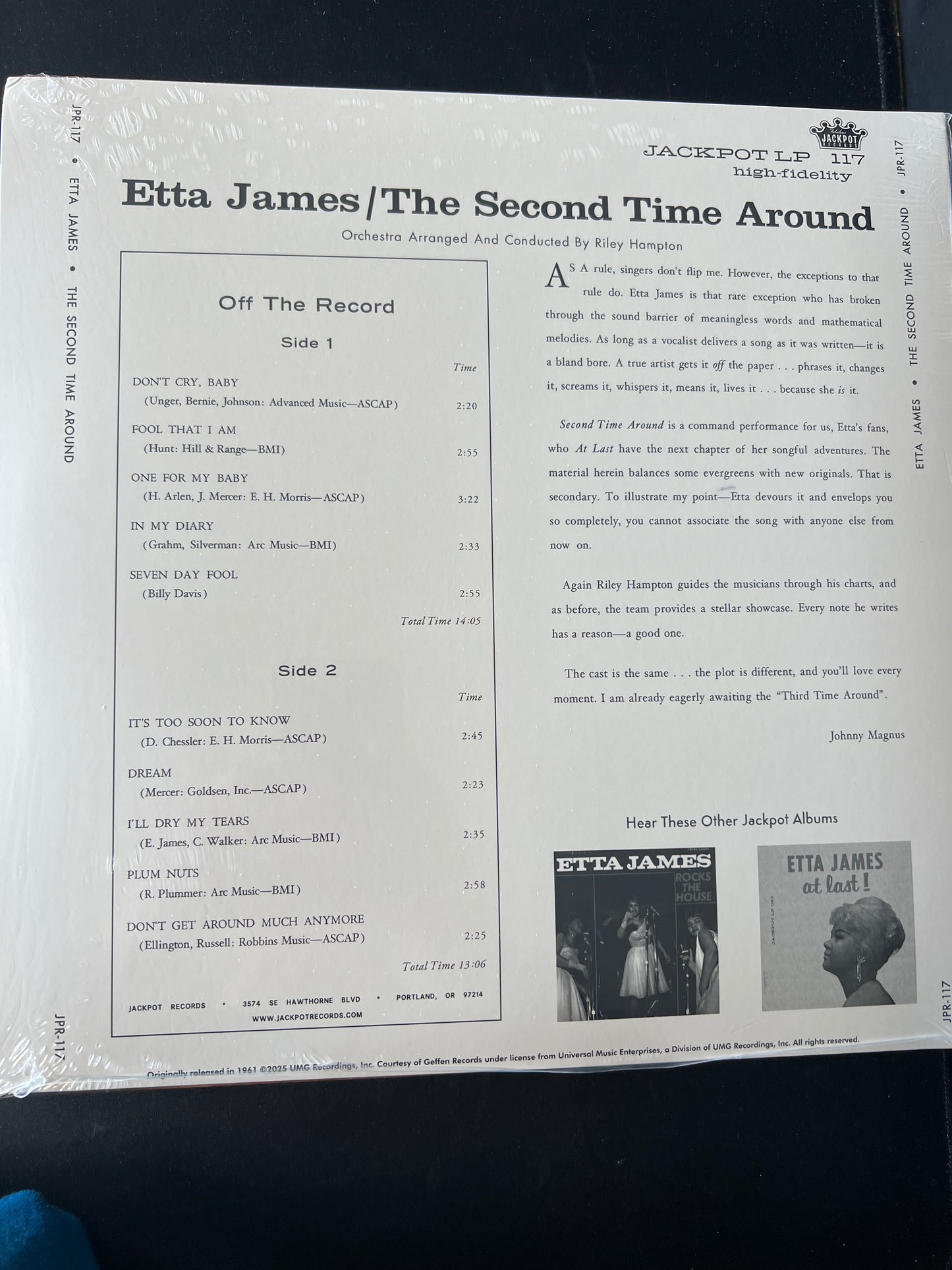 ETTA JAMES - the second time around
