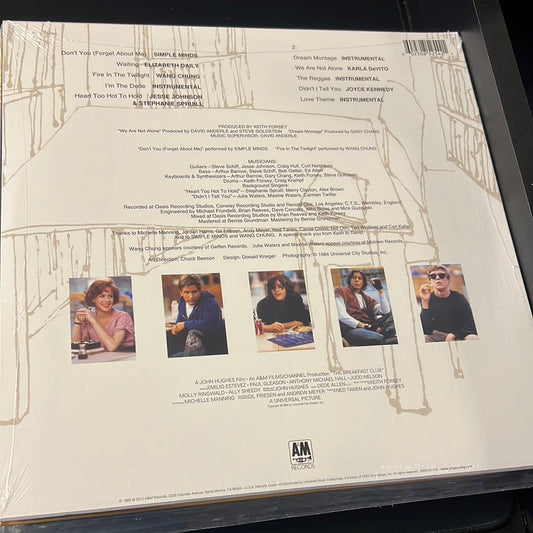 THE BREAKFAST CLUB - soundtrack