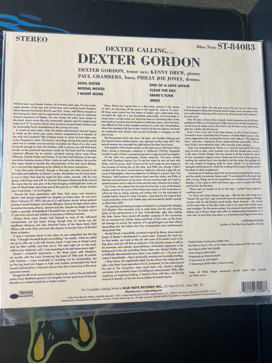 DEXTER GORDON - Dexter Calling