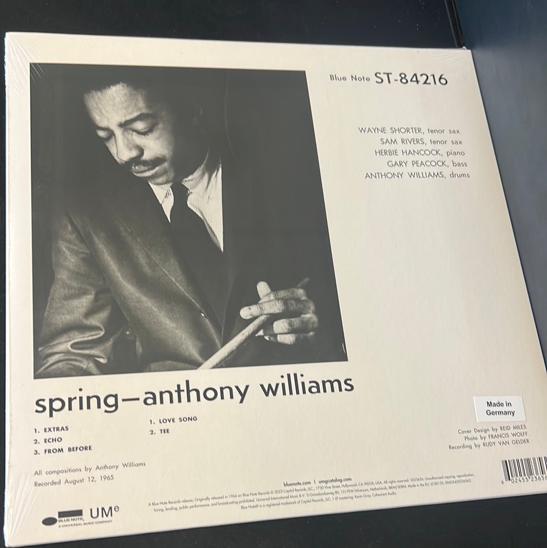 ANTHONY WILLIAMS - spring