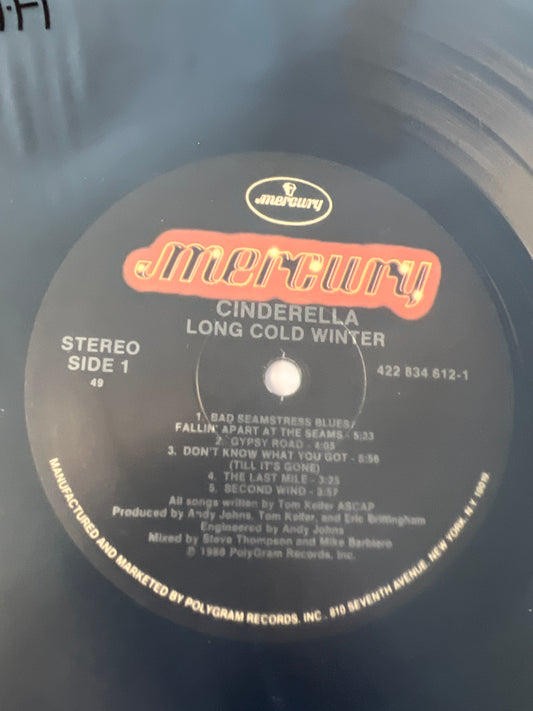 CINDERELLA - long cold winter