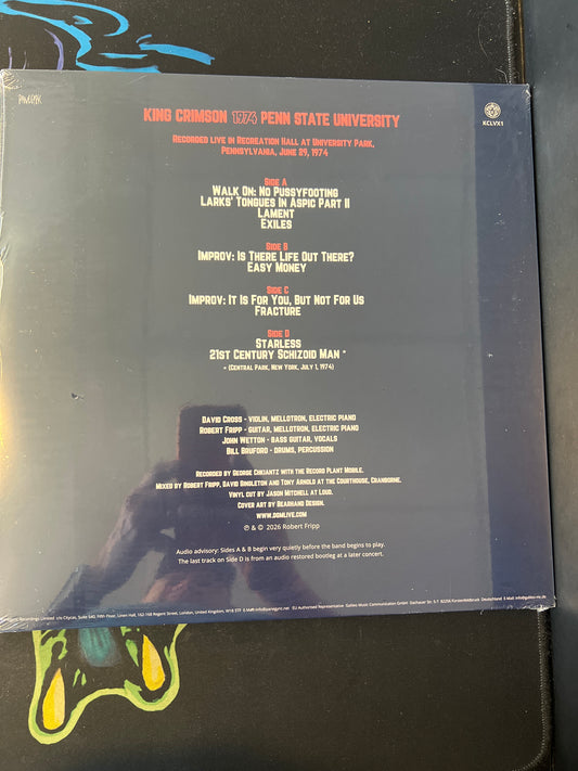 KING CRIMSON - Penn State University 1974