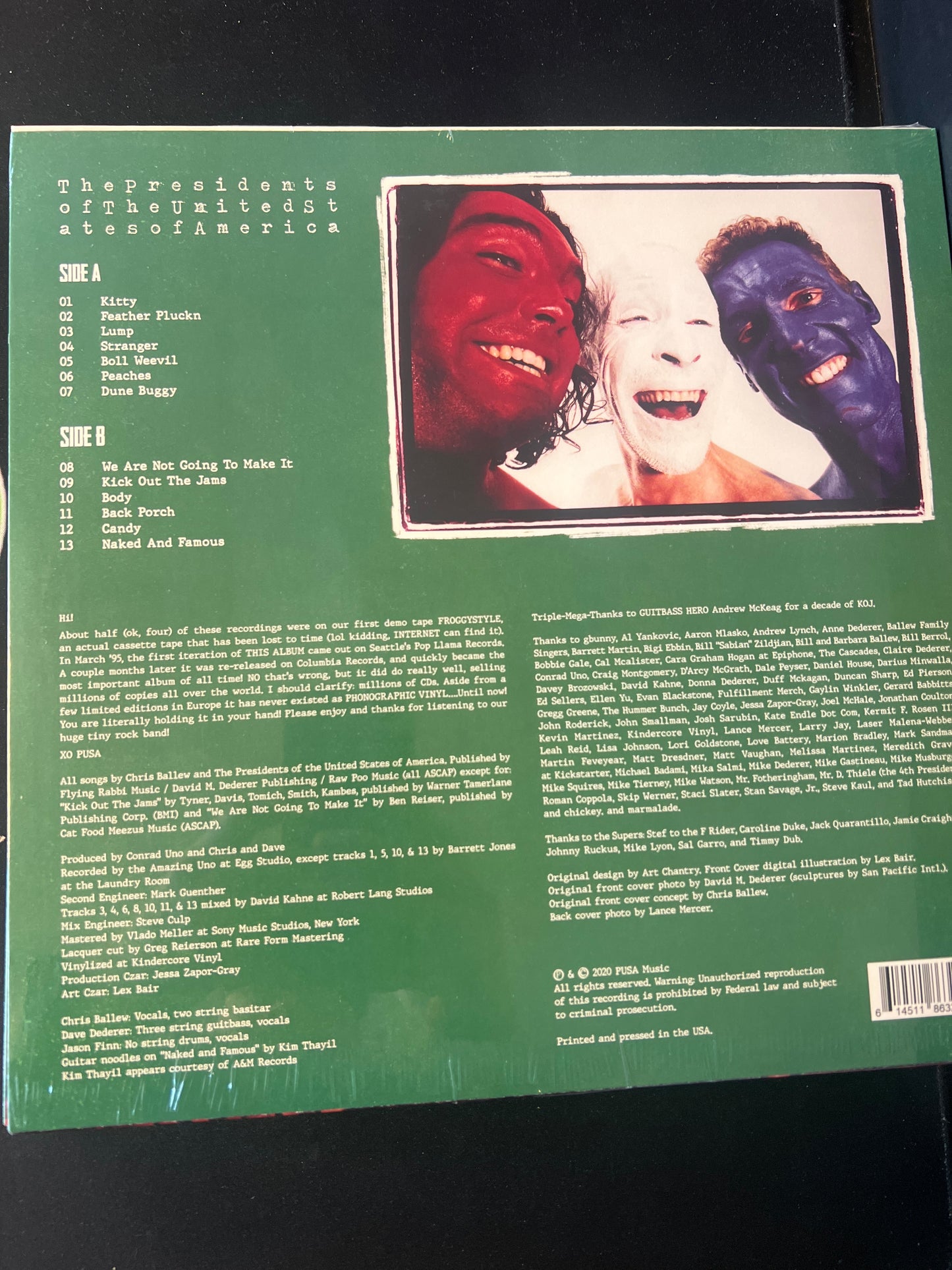 THE PRESIDENTS OF THE UNITED STATES OF AMERICA - self-titled