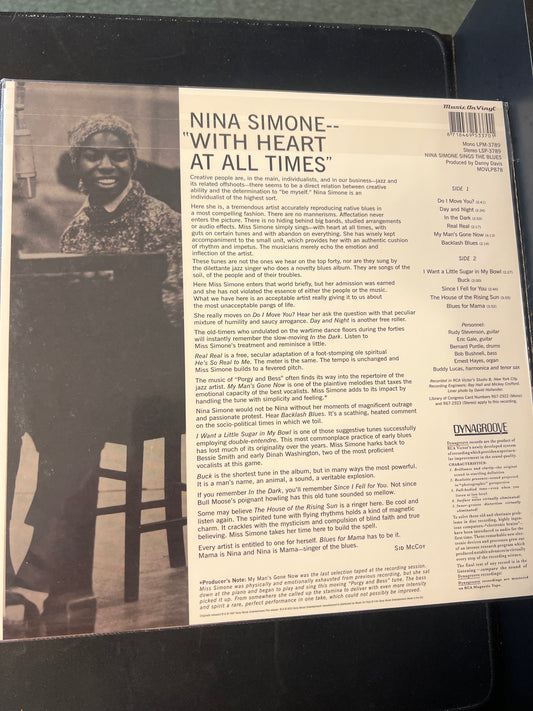 NINA SIMONE - sings the blues
