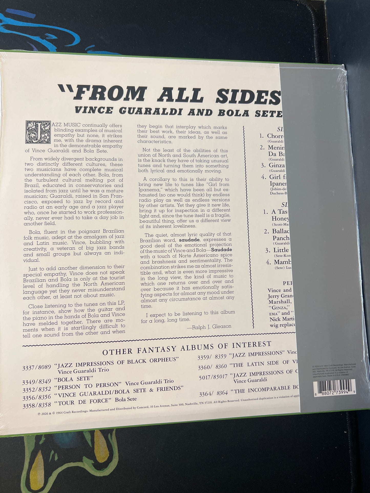 VINCE GUARALDI AND BOLA SETE - from all sides