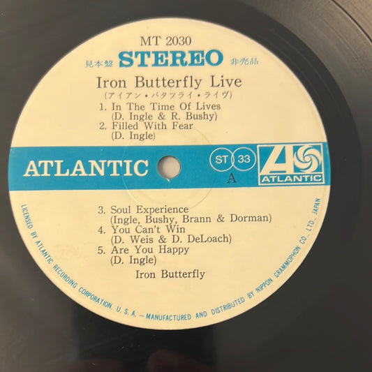 IRON BUTTERFLY - live