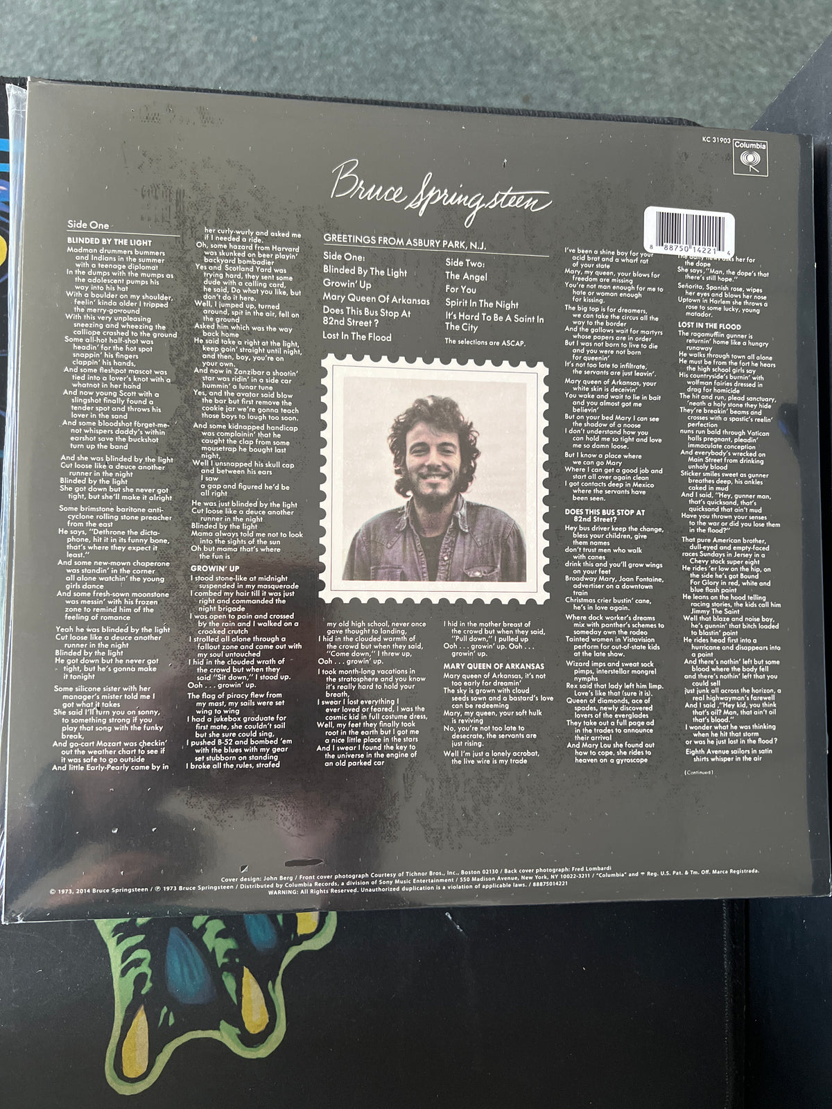 BRUCE SPRINGSTEEN - greetings from Ashbury Park