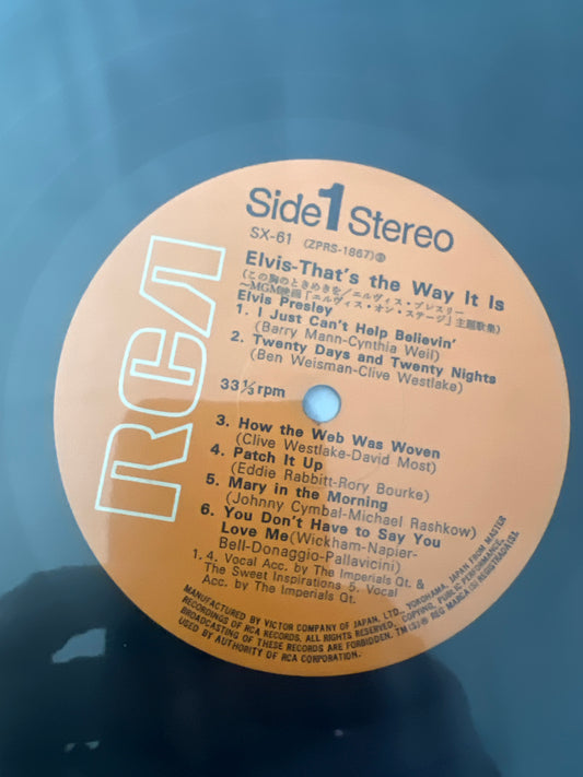 ELVIS PRESLEY - that’s the way it is