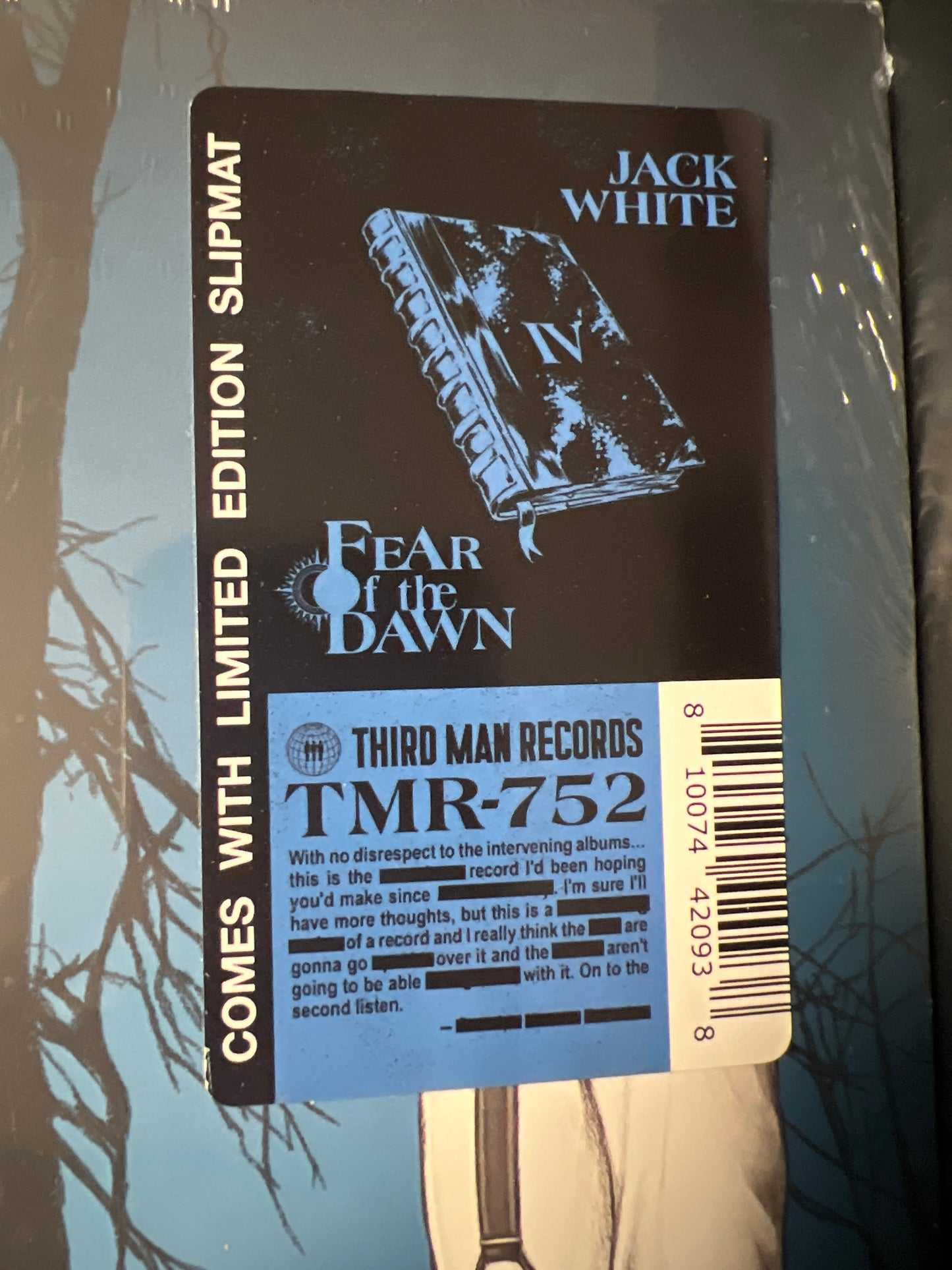 JACK WHITE - fear of dawn