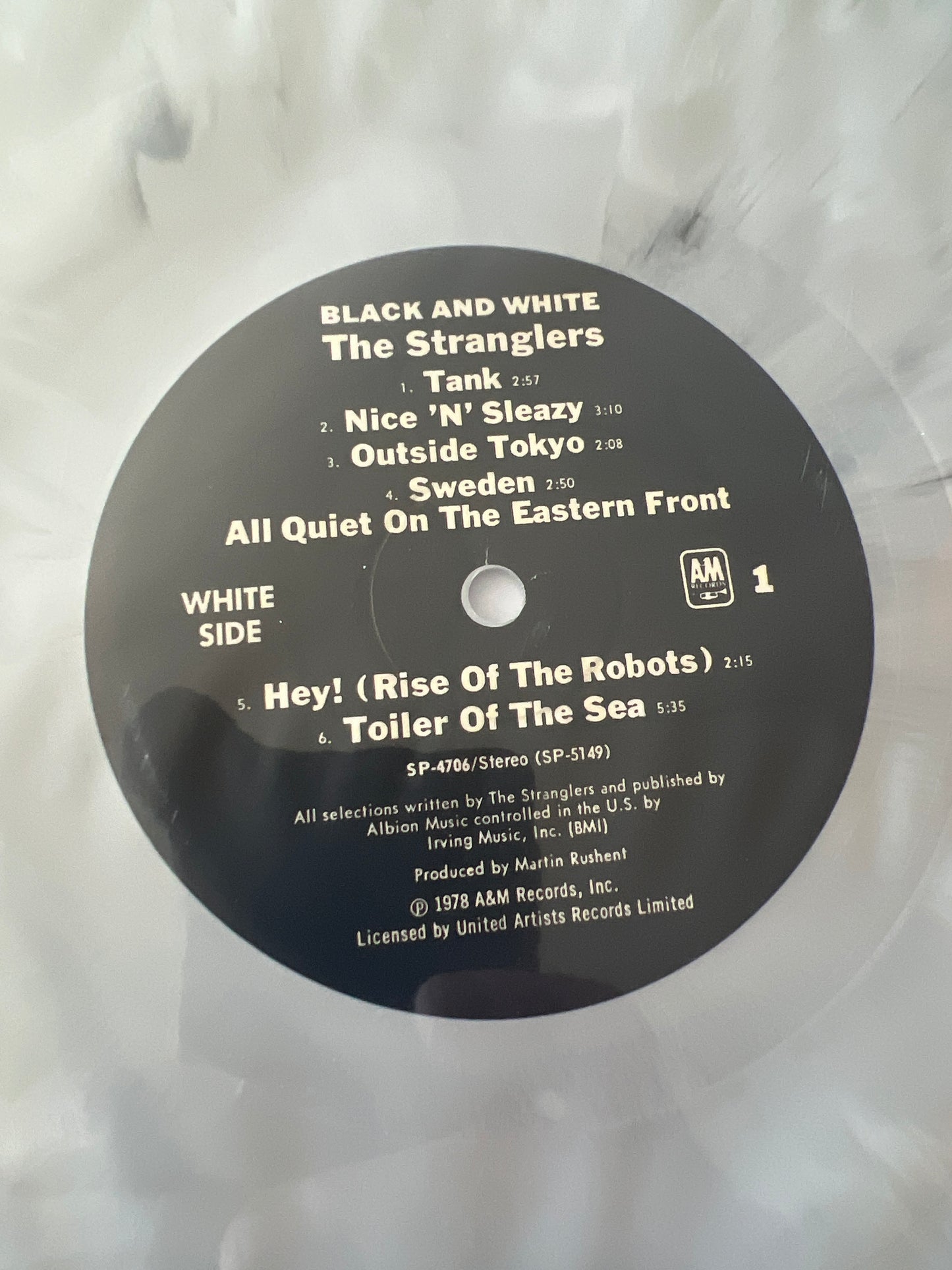 THE STRANGLERS - black and white