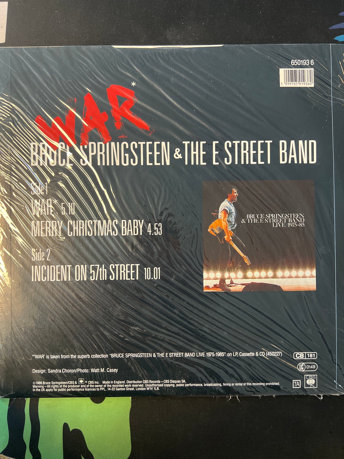 BRUCE SPRINGSTEEN - war