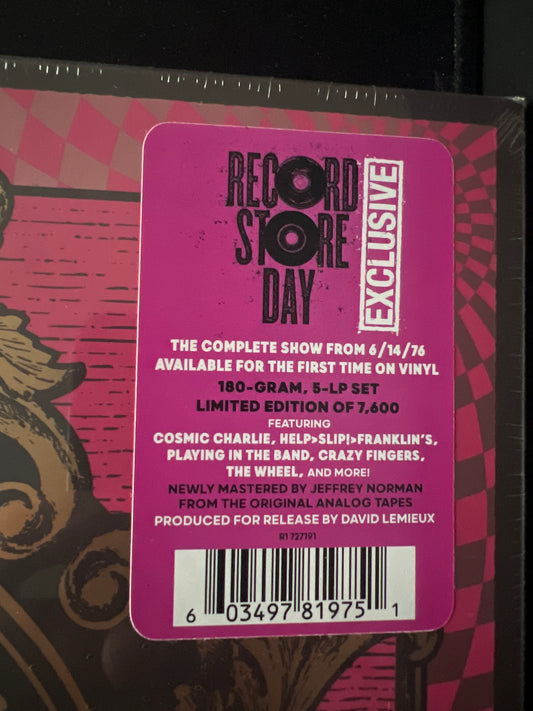 GRATEFUL DEAD - beacon theatre New York 1976