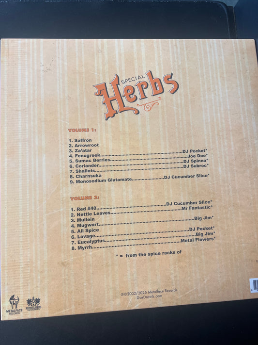METAL FINGERS (MF Doom) - special herb vols 1&2