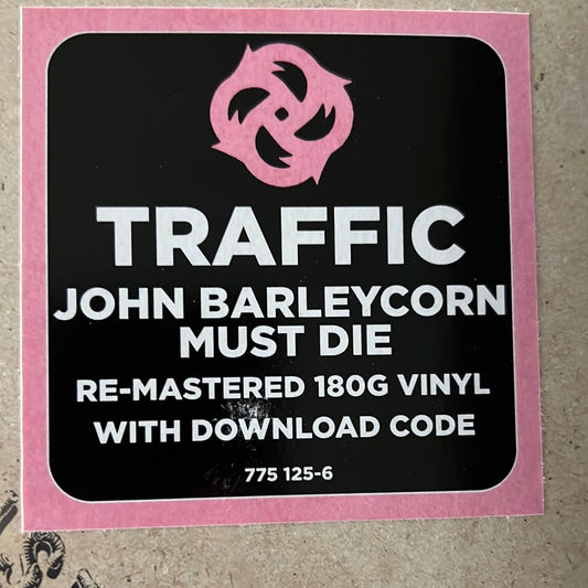 TRAFFIC - John Barleycorn must die