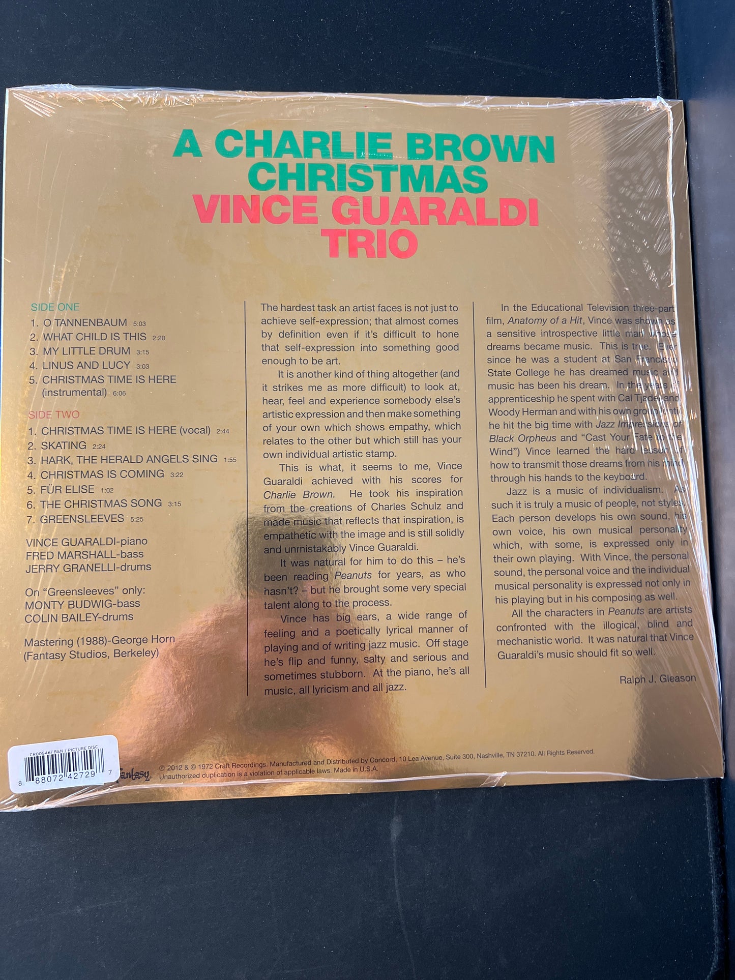 VINCE GUARALDI - a Charlie Brown Christmas