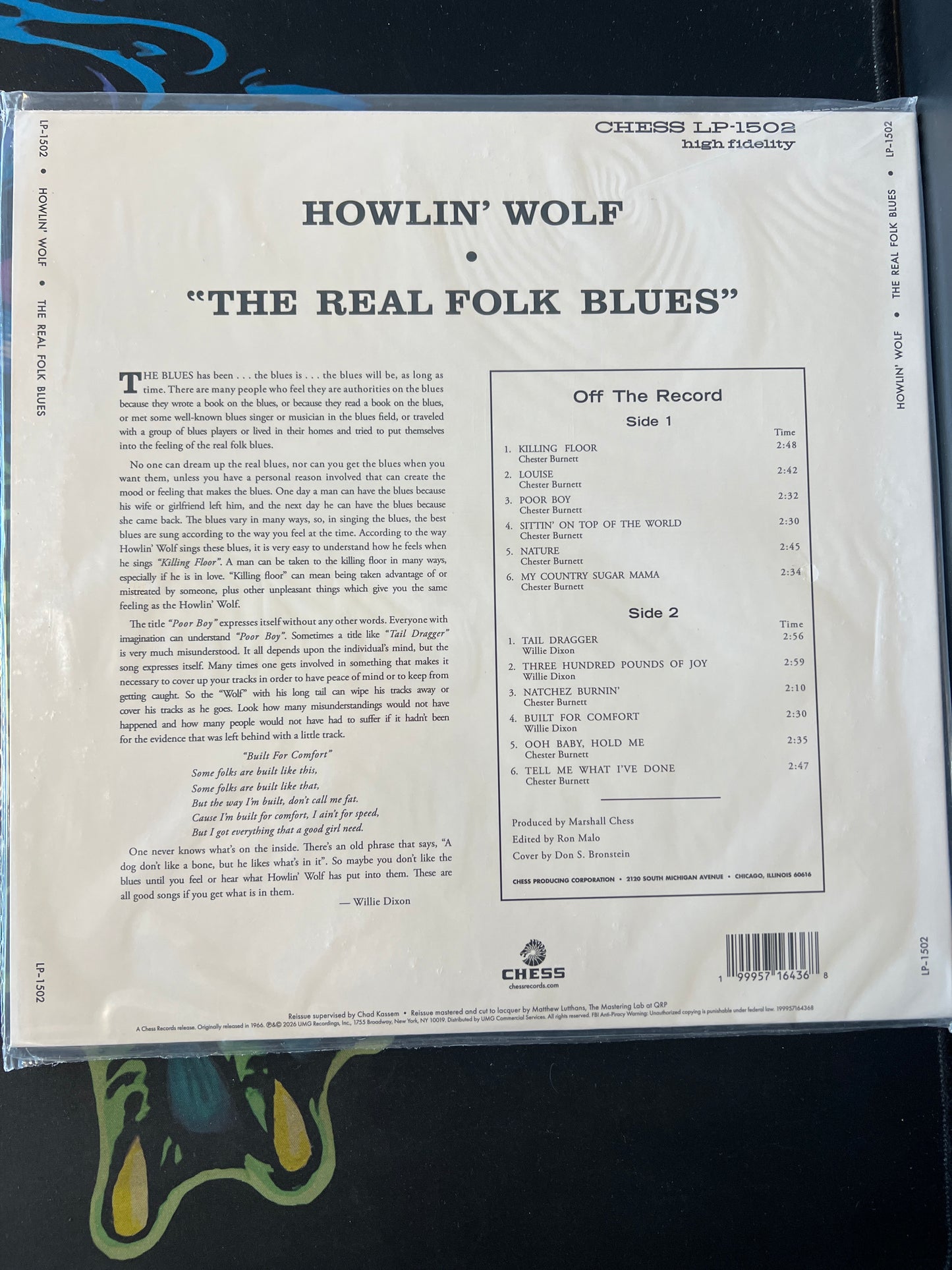 HOWLIN’ WOLF - the real folk blues