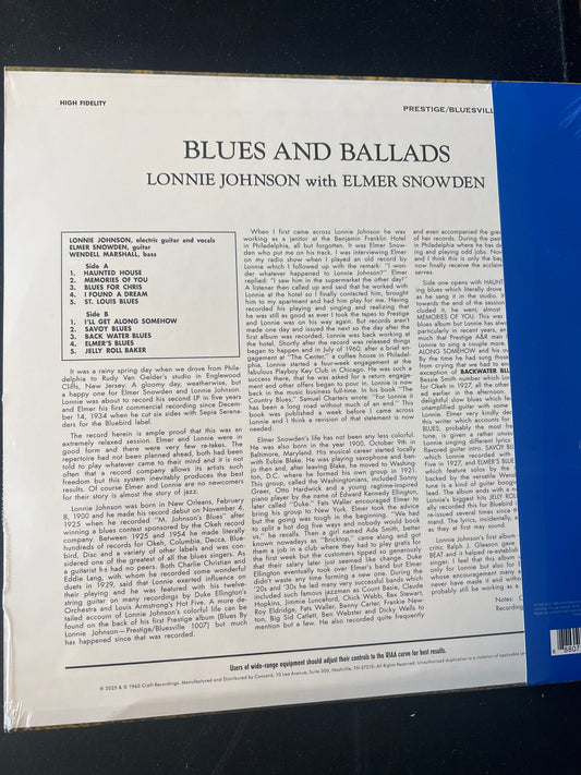 LONNIE JOHNSON - blues & ballads