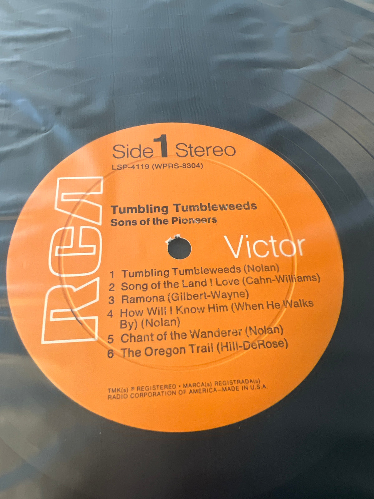 SONS OF THE PIONEERS - tumbling tumbleweeds