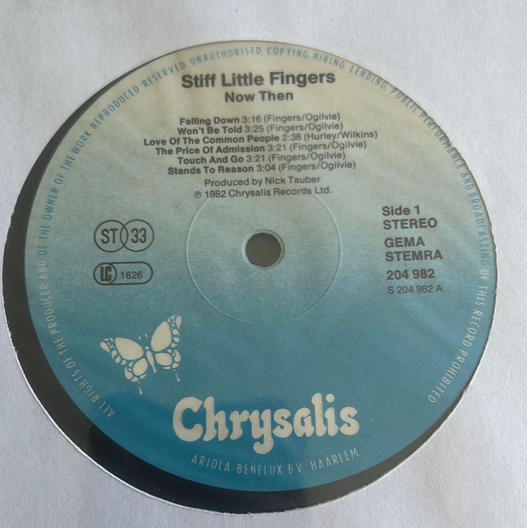 STIFF LITTLE FINGERS - now then