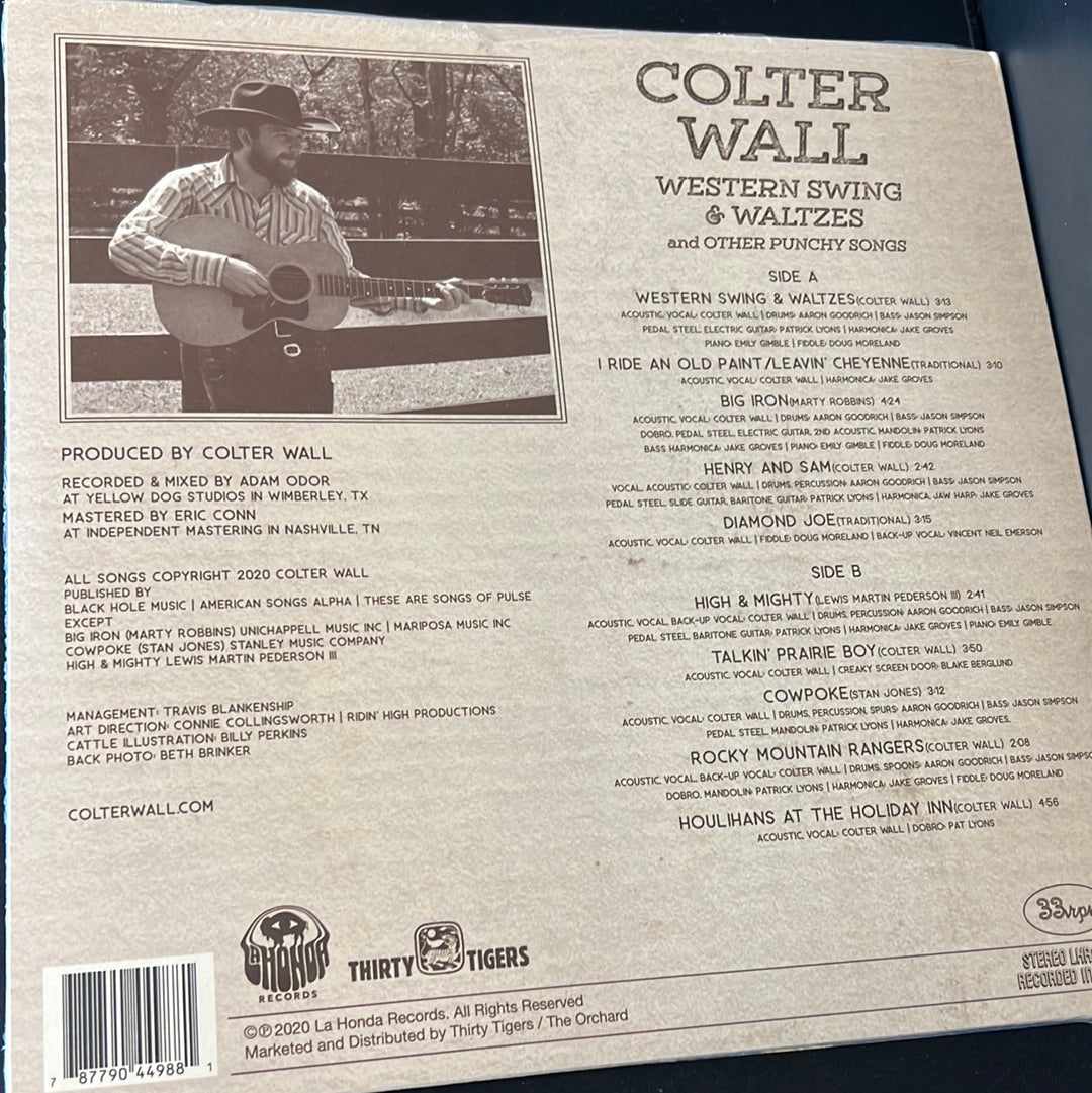COLTER WALL - Western swing & waltzes