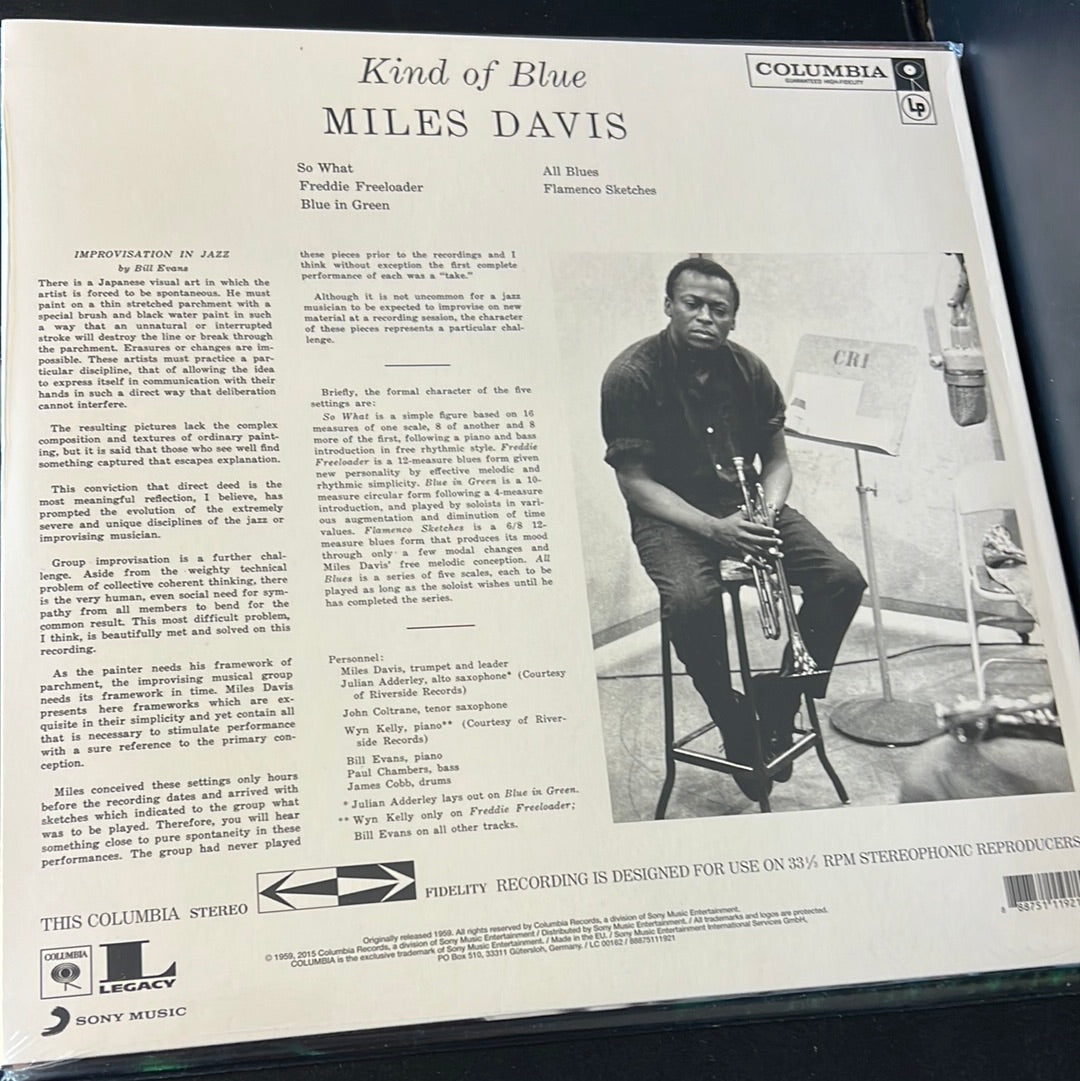 MILES DAVIS - kind of blue