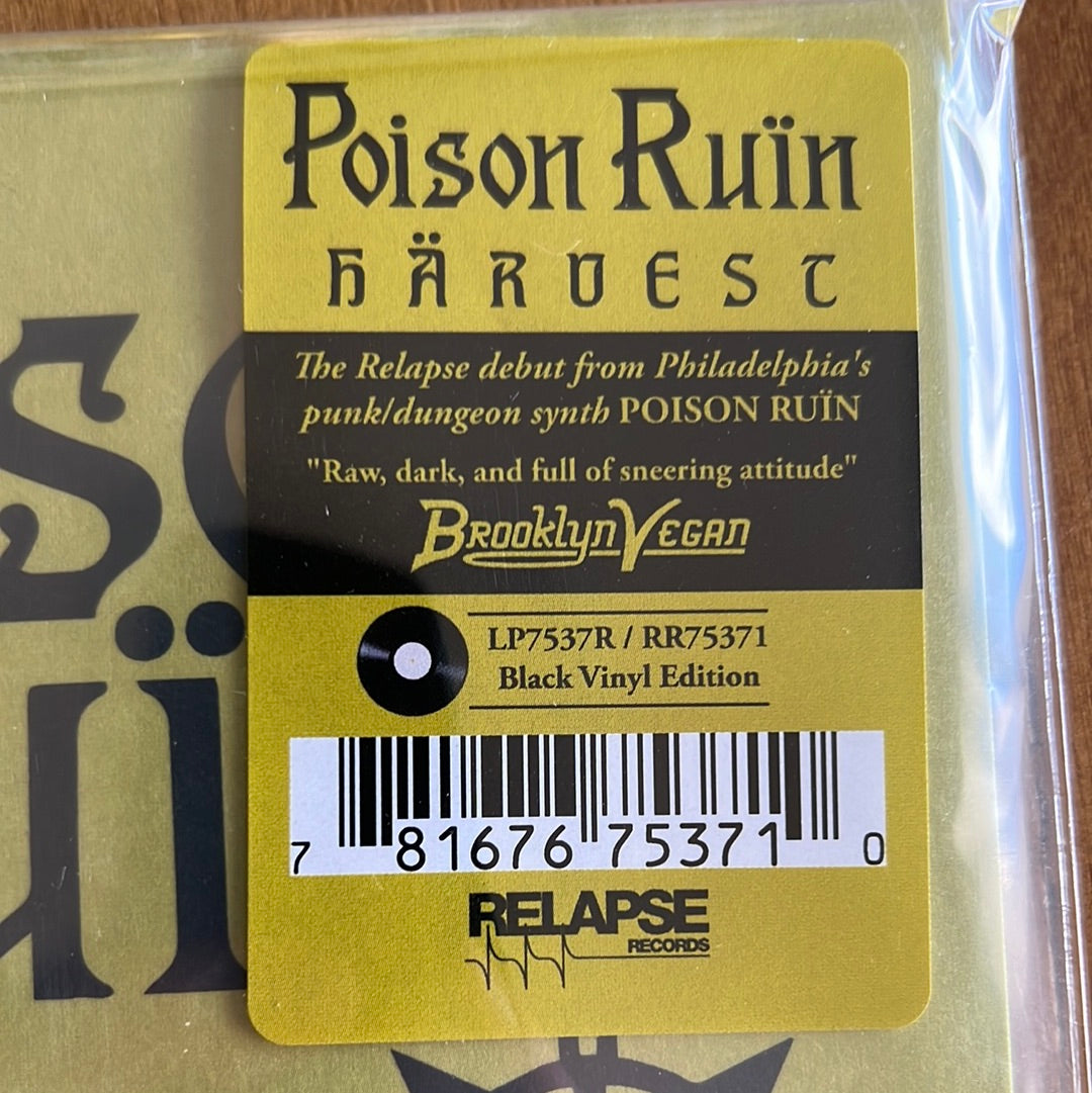 POISON RUIN - harvest