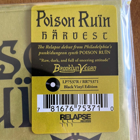 POISON RUIN - harvest