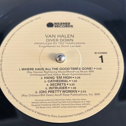 VAN HALEN - diver down