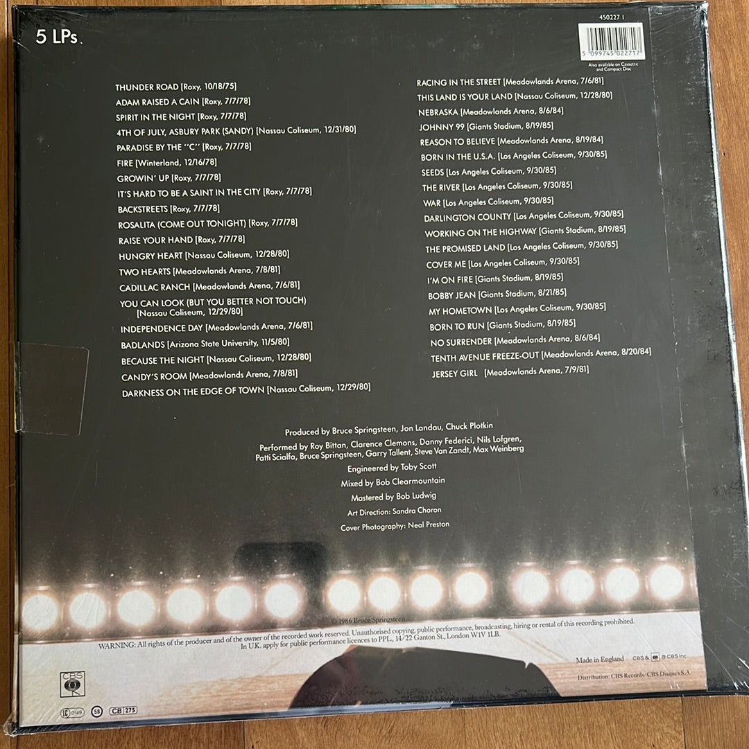 BRUCE SPRINGSTEEN - live/1975-85