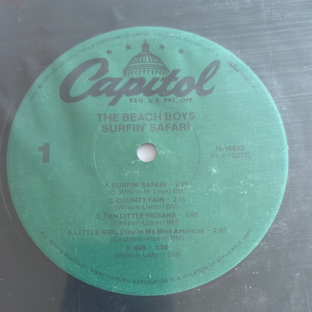 THE BEACH BOYS - surfin’ safari