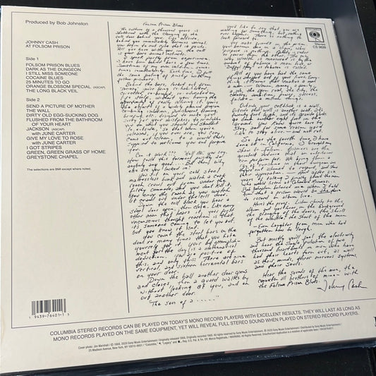 JOHNNY CASH - at Folsom prison