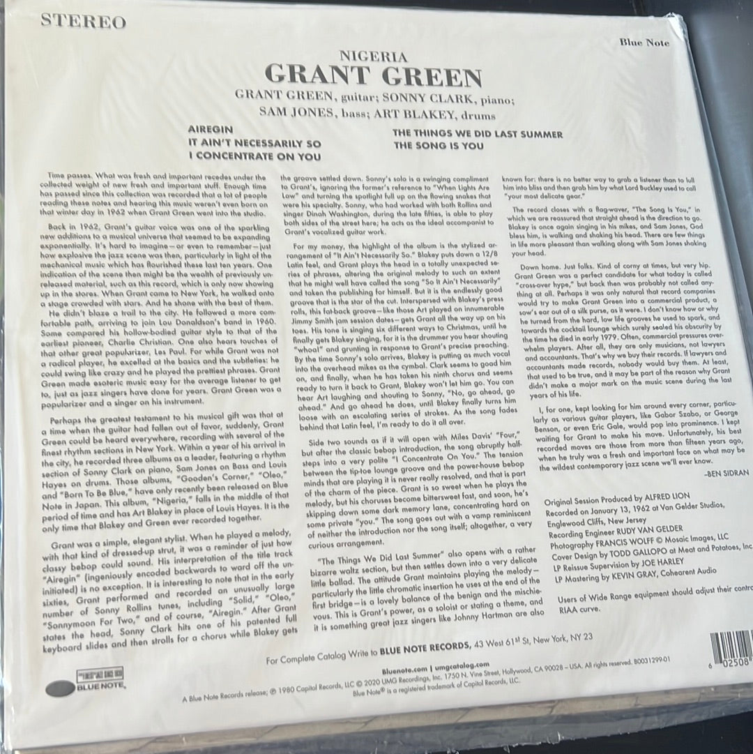GRANT GREEN - Nigeria