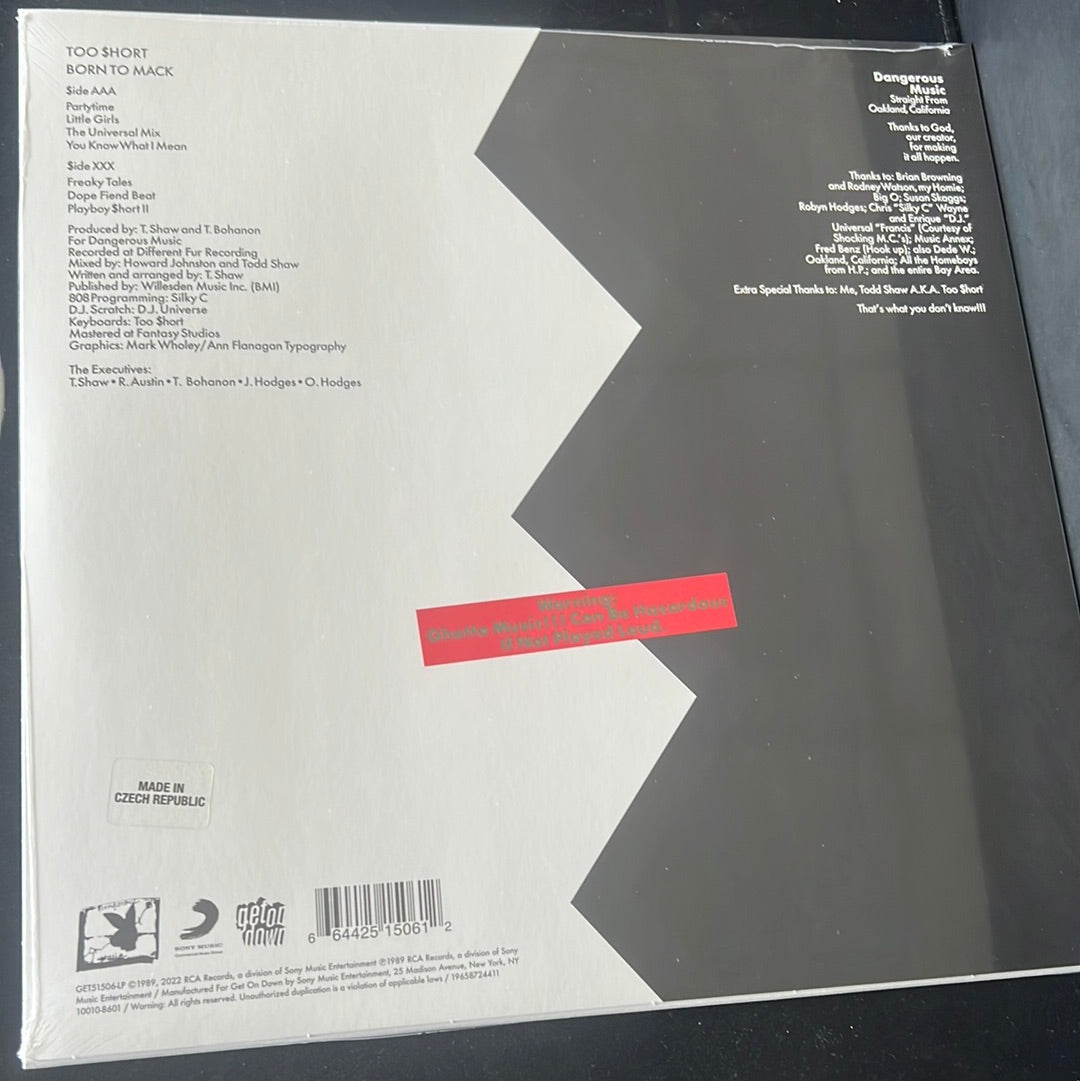 TOO SHORT - born to Mack