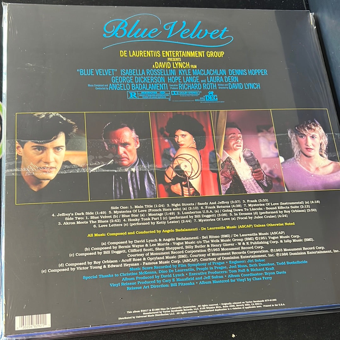 BLUE VELVET - Angelo Badalamenti