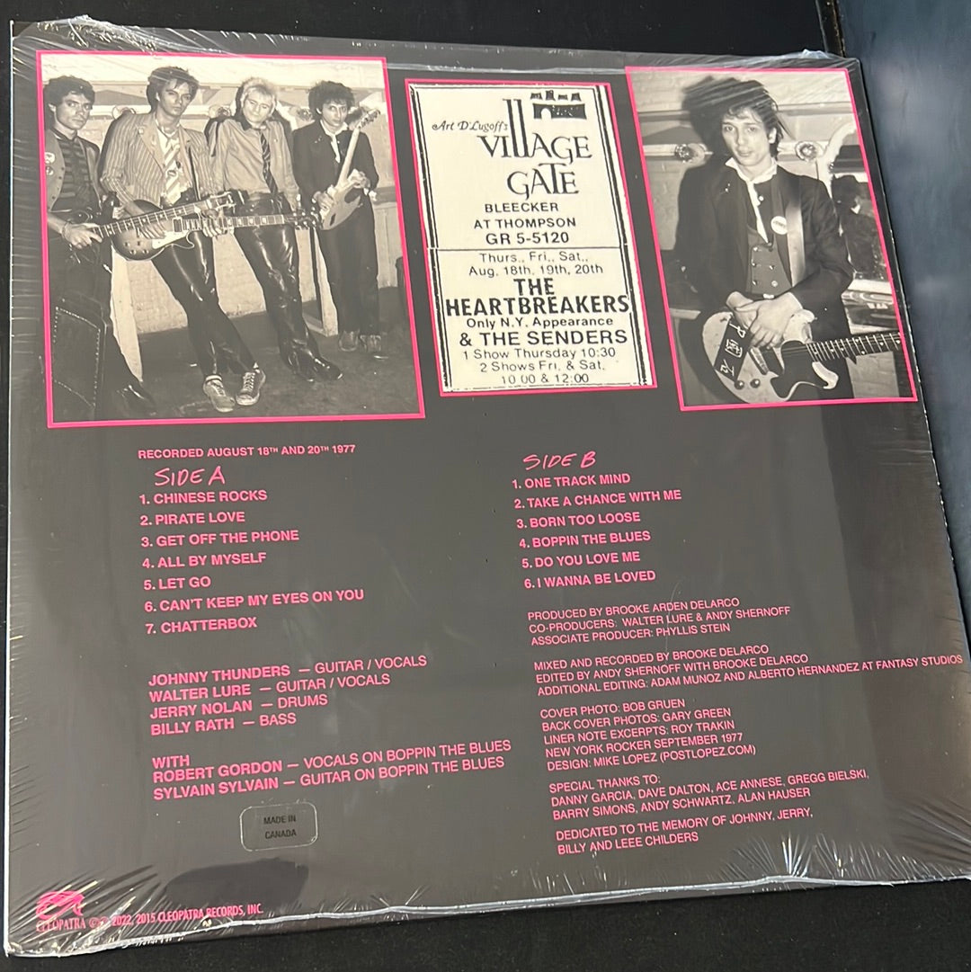 JOHNNY THUNDERS - L.A.M.F. live at the village gate 1977
