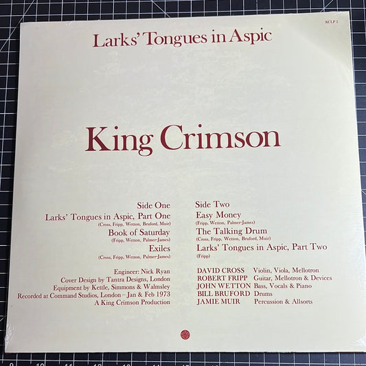 KING CRIMSON “larks’ tongue in aspic”