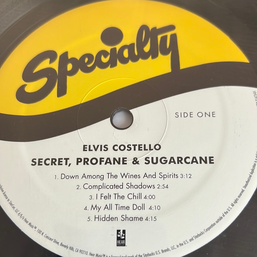ELVIS COSTELLO “secret,profane & sugarcane”