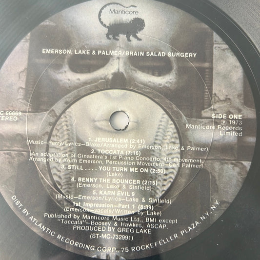 EMERSON, LAKE & PALMER - brain salad surgery