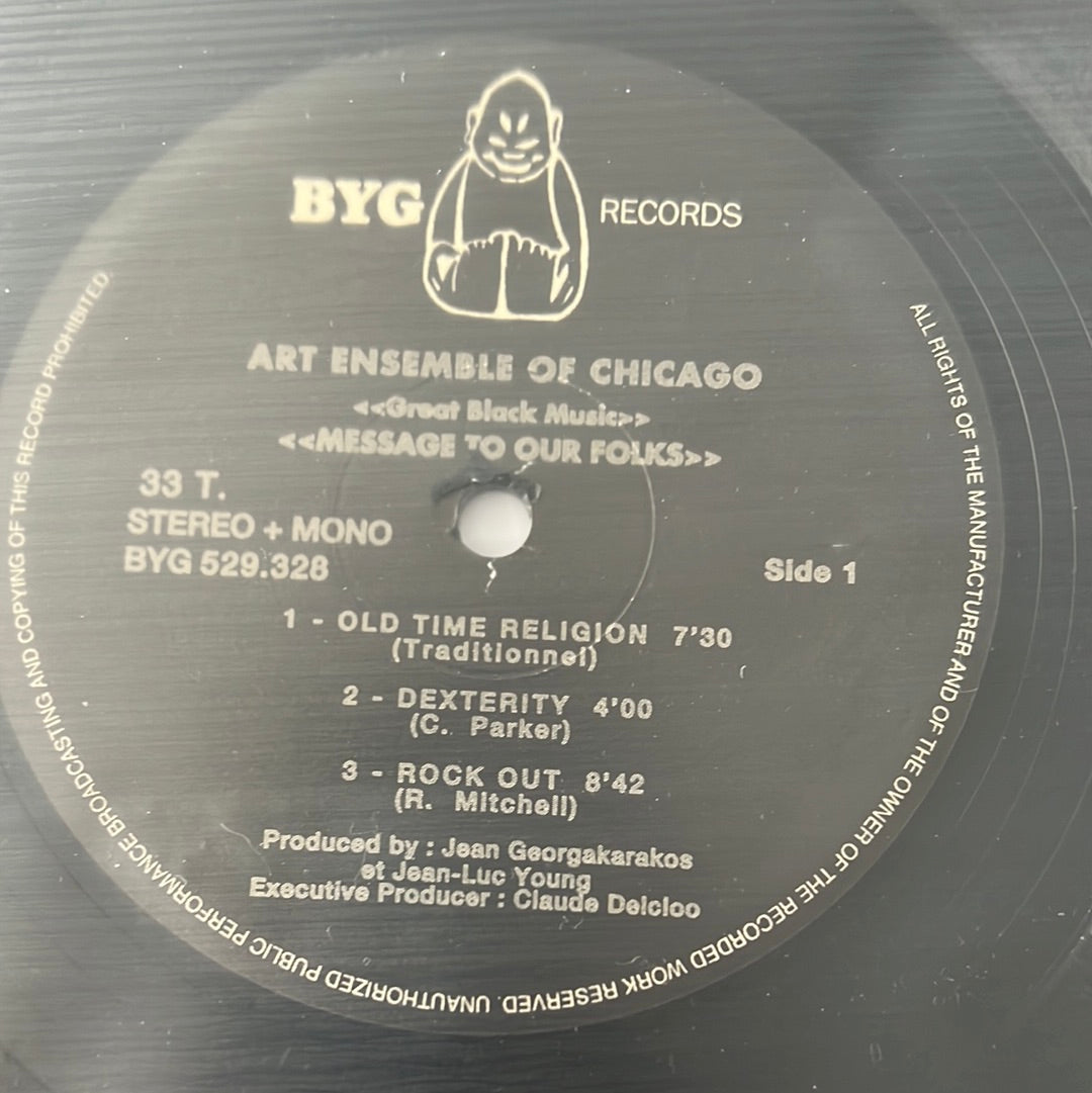 ART ENSEMBLE OF CHICAGO “message to our folks”