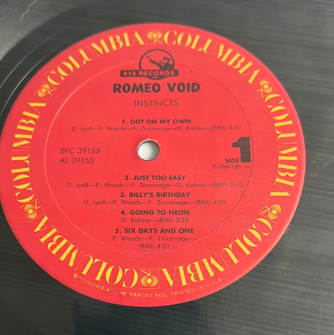 ROMEO VOID “instincts”