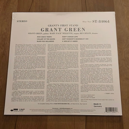 GRANT GREEN - GRANT’S FIRST STAND
