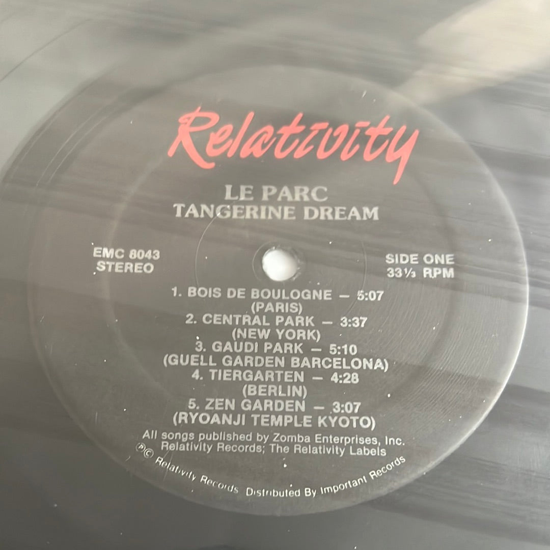 TANGERINE DREAM “le parc”