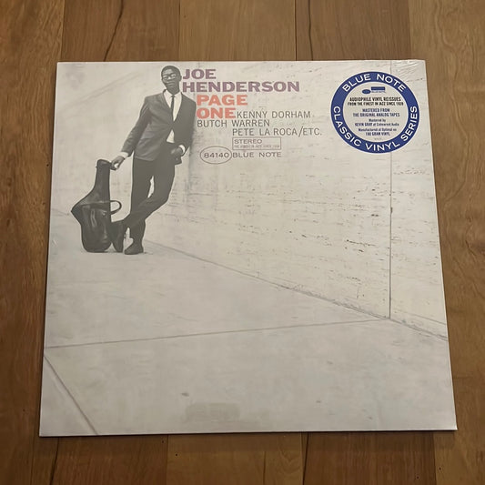 JOE HENDERSON - PAGE ONE