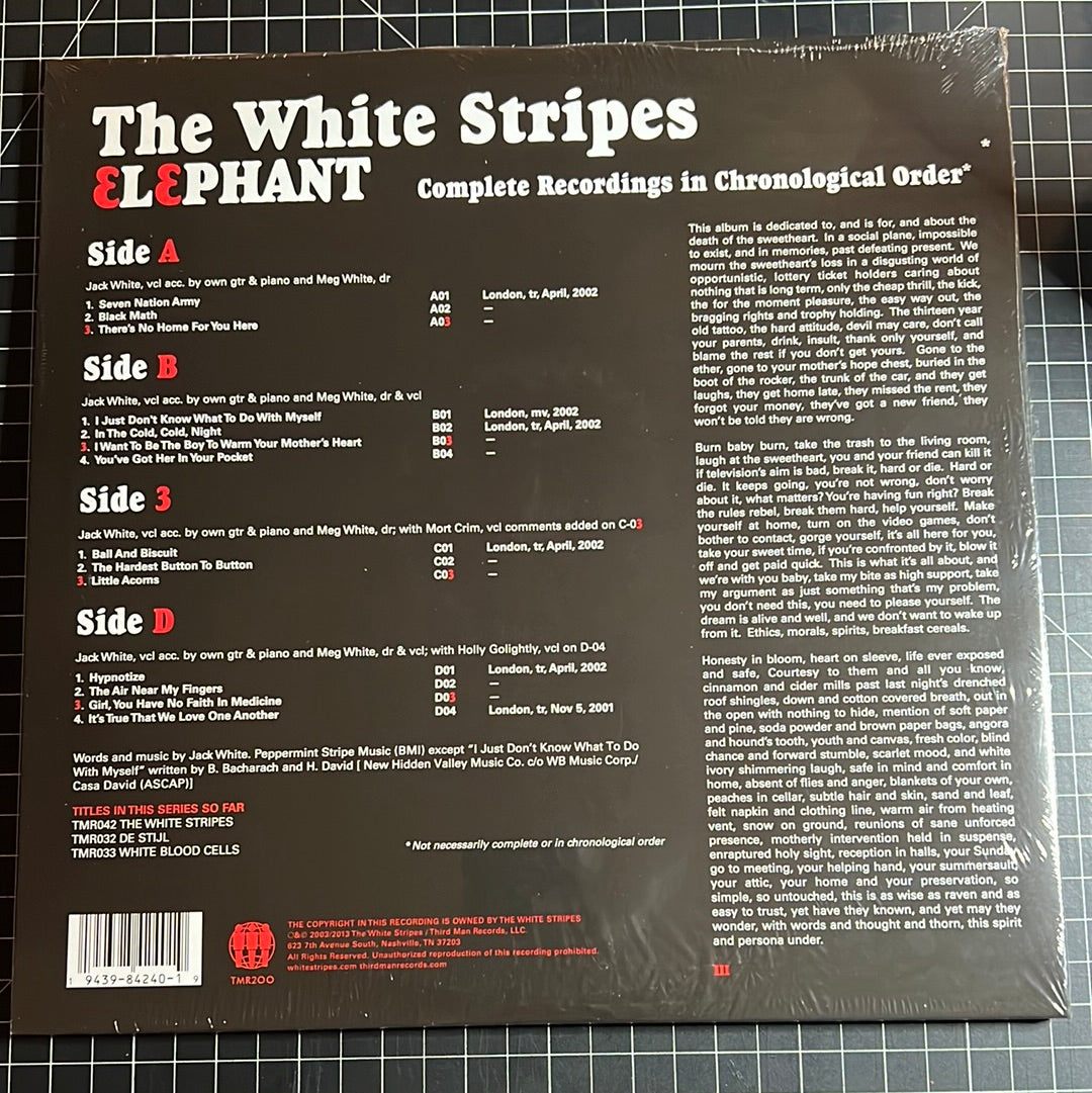 THE WHITE STRIPES “elephant”