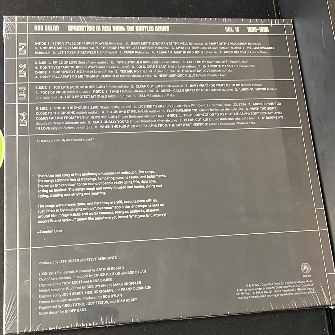 BOB DYLAN - springtime in New York