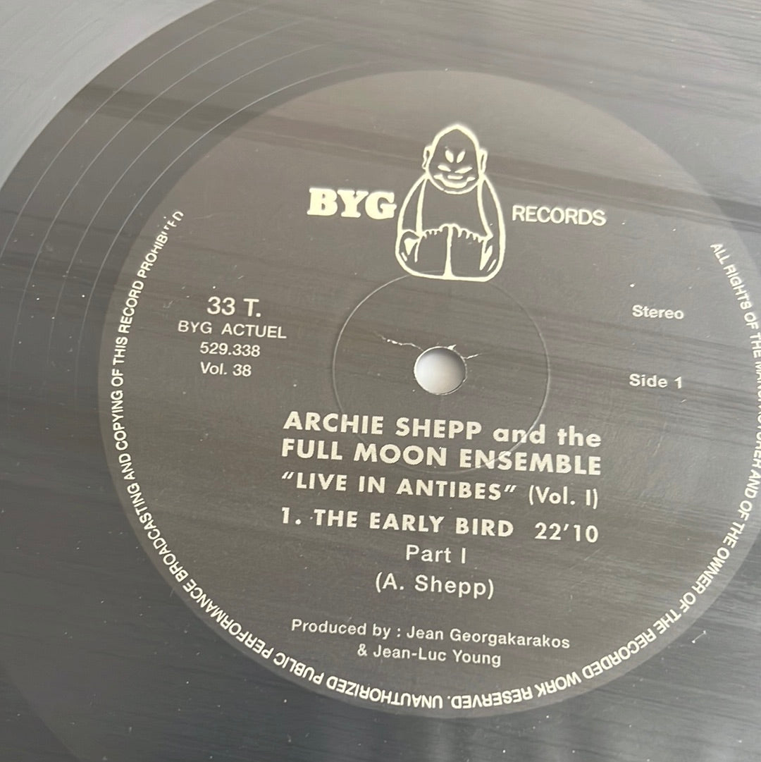 ARCHIE SHEPP “live in antibes (vol. 1)”